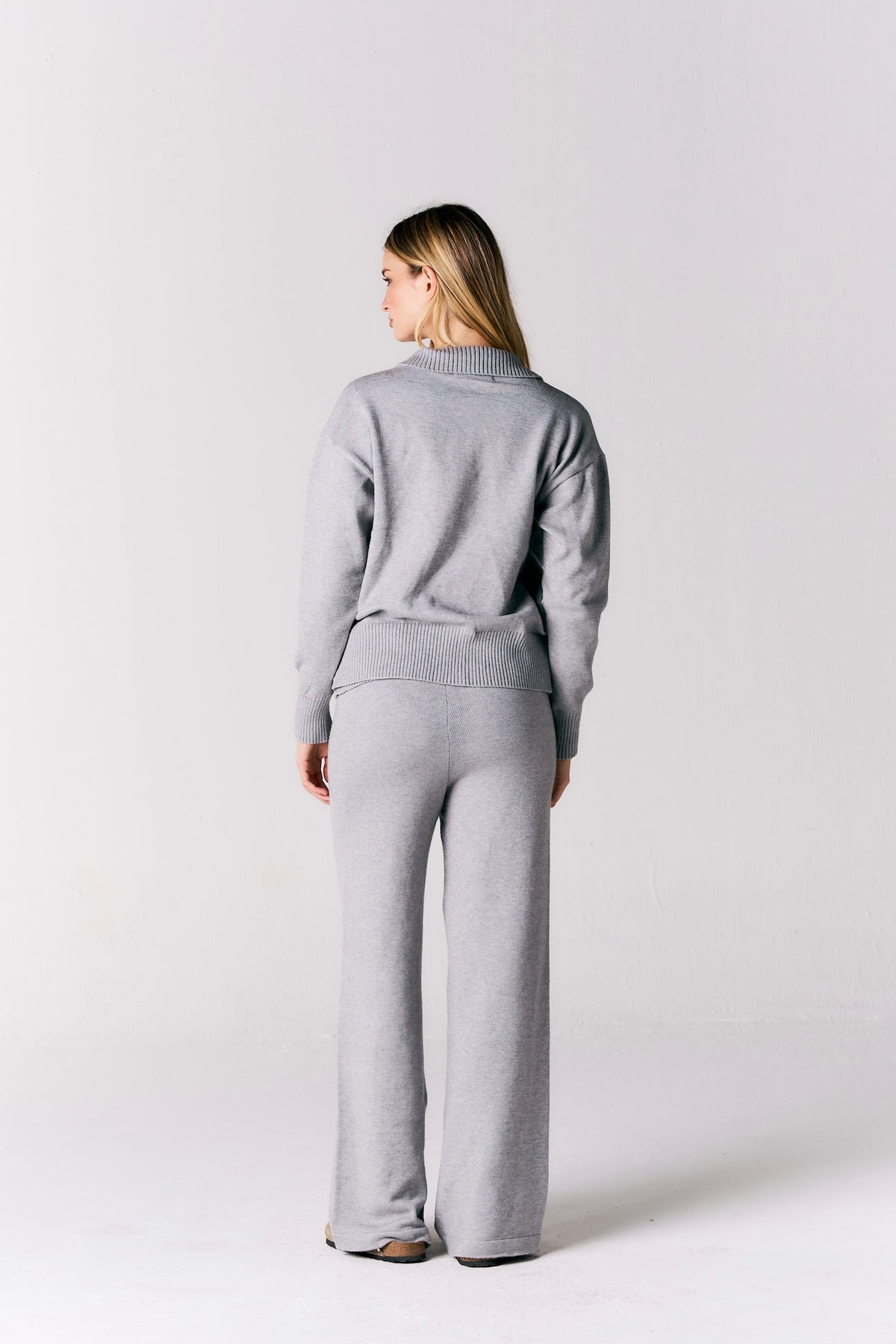 Jaqueta Zíper Tricot