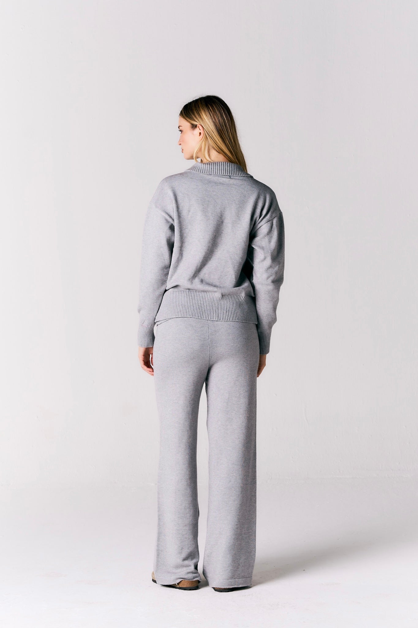 Jaqueta Zíper Tricot